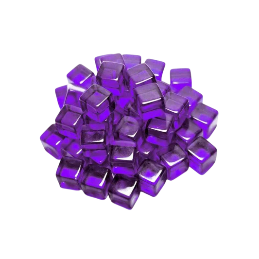 Green Stuff World Gaming Tokens x50 - Purple Cubes 10mm 3785