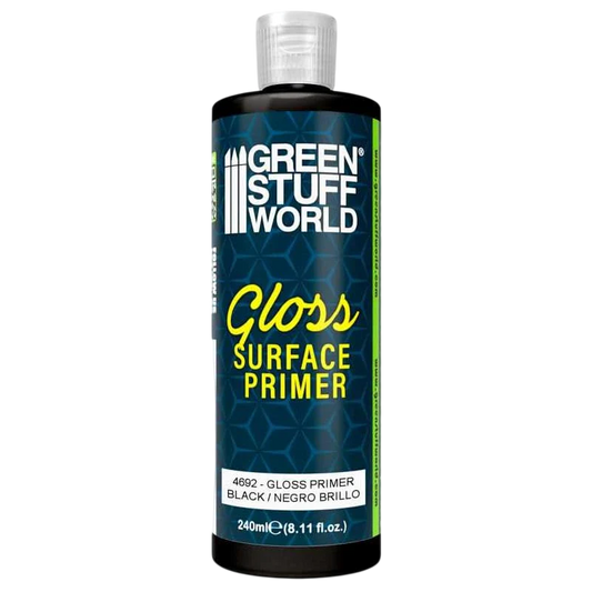 Green Stuff World Gloss Surface Primer 240ml - Black 4692
