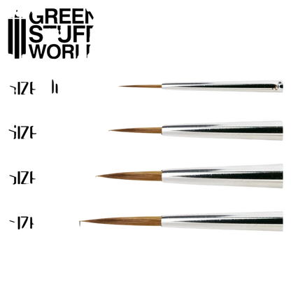 Green Stuff World Gold Series Siberian Kolinsky Brush - Size 00 - 2356