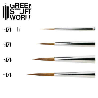 Green Stuff World Gold Series Siberian Kolinsky Brush - Size 00 - 2356