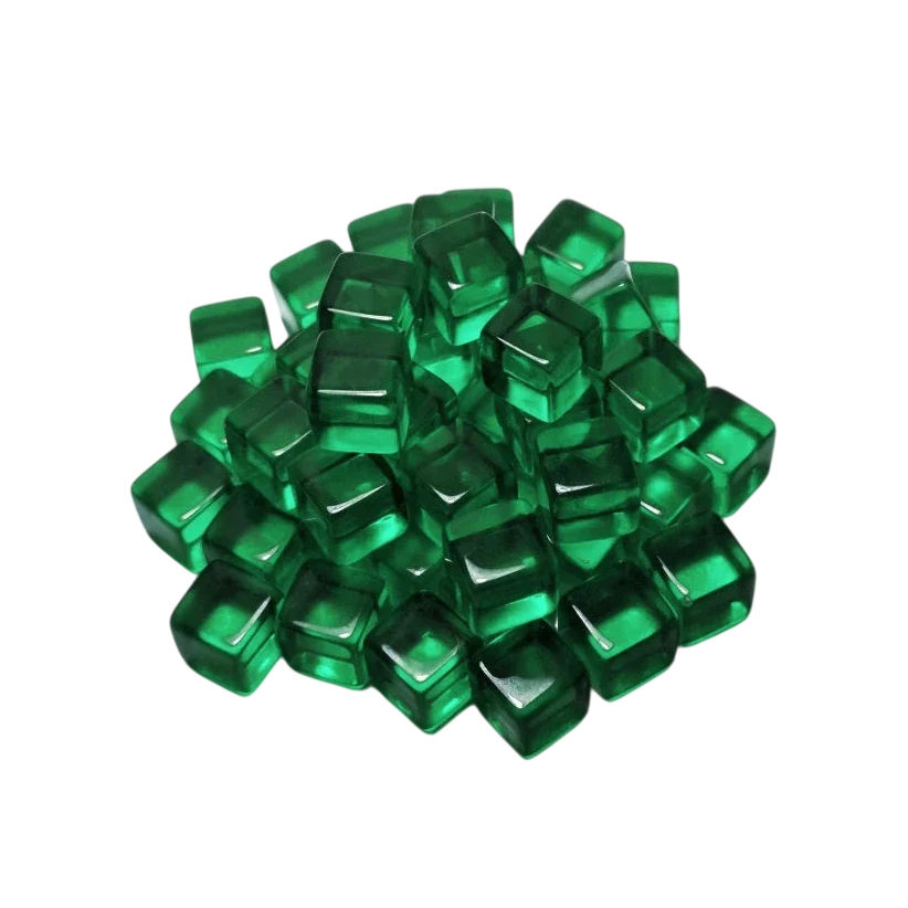 Green Stuff World Green Cube tokens 1564