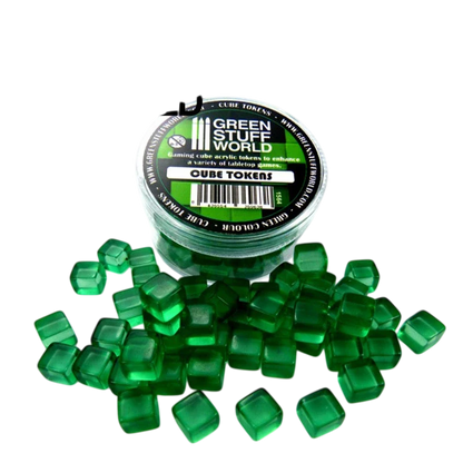 Green Stuff World Green Cube tokens 1564