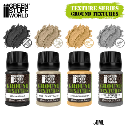 Green Stuff World Ground textures set 30ml for Modeling and Dioramas