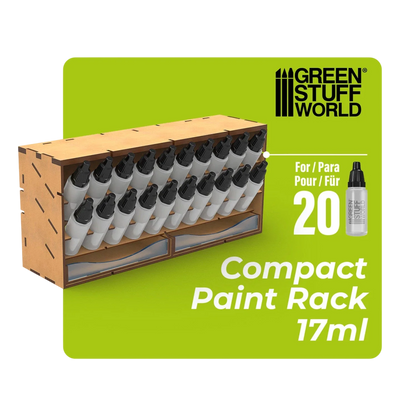 Green Stuff World Horizontal Paint Organizer 17ml - COMPACT