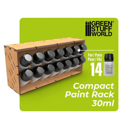 Green Stuff World Horizontal Paint Organizer 30ml - COMPACT