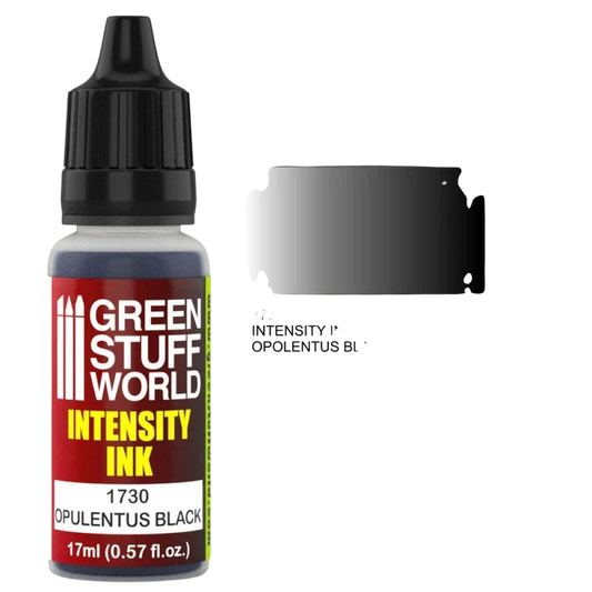 Green Stuff World – Intensity Ink for Models and Miniatures Opulentus Black 1730