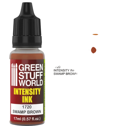 Green Stuff World – Intensity Ink for Models and Miniatures Swamp Brown 1720