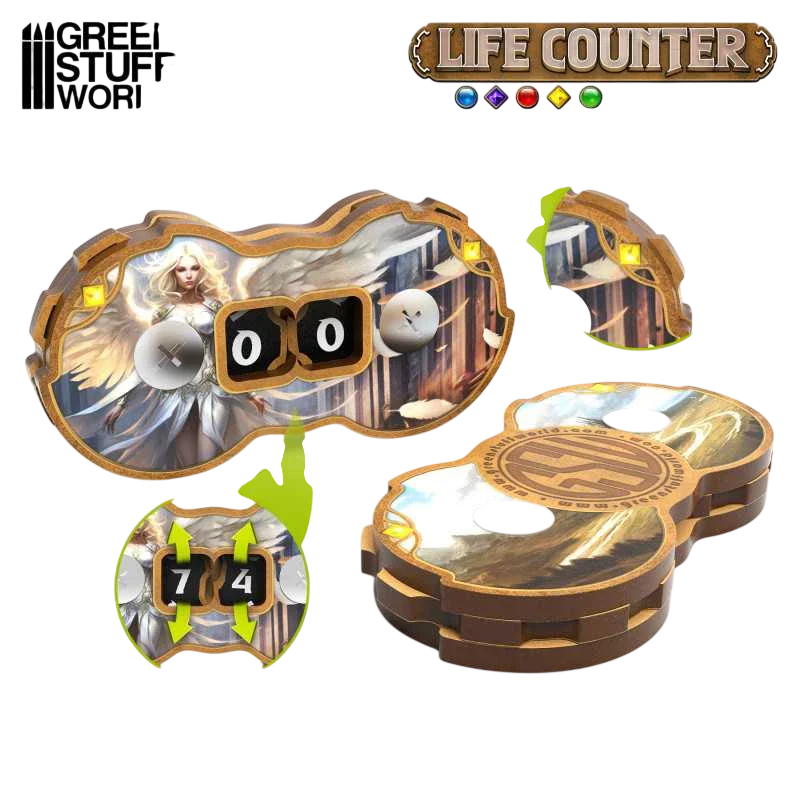 Green Stuff World Life Counters for Popular Tabletop Games