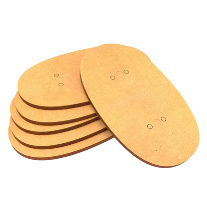 Green Stuff World MDF Bases - AOS Oval 90x52mm 9199
