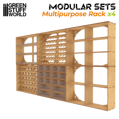 Green Stuff World MDF Multipurpose Rack x4