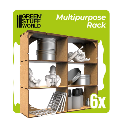 Green Stuff World MDF Multipurpose Rack x6