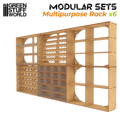 Green Stuff World MDF Multipurpose Rack x6