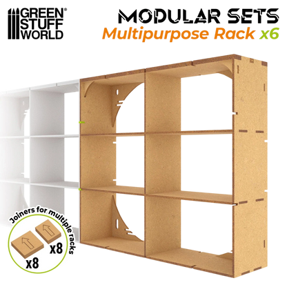 Green Stuff World MDF Multipurpose Rack x6