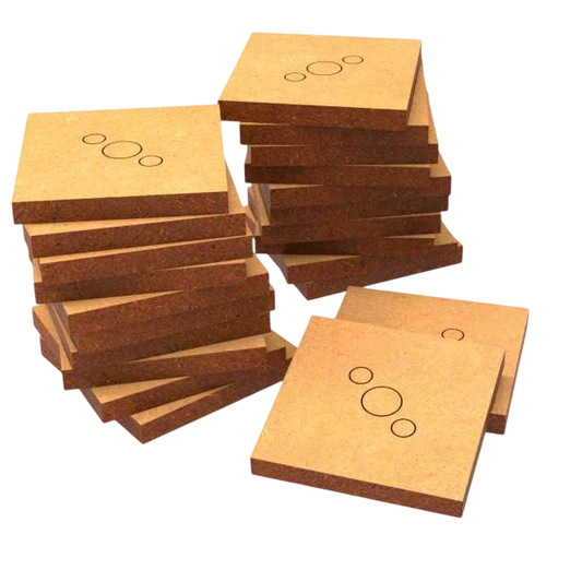 Green Stuff World MDF Square and Rectangular Bases for Wargaming - Old World Compatible