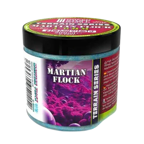 Green Stuff World Martian Fluor Grass - 200ml Flocking for Basing Miniatures and Terrain