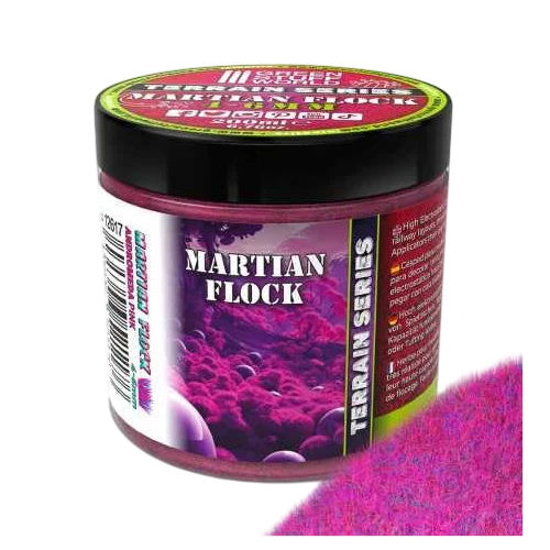 Green Stuff World Martian Fluor Grass - 200ml Flocking for Basing Miniatures and Terrain