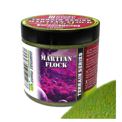 Green Stuff World Martian Fluor Grass - 200ml Flocking for Basing Miniatures and Terrain