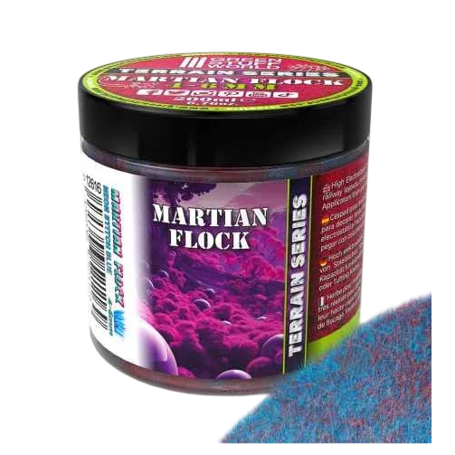 Green Stuff World Martian Fluor Grass - 200ml Flocking for Basing Miniatures and Terrain