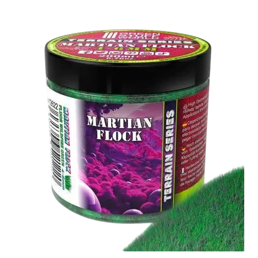 Green Stuff World Martian Fluor Grass - 200ml Flocking for Basing Miniatures and Terrain