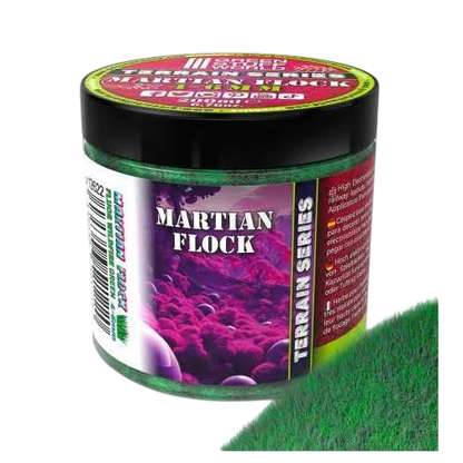 Green Stuff World Martian Fluor Grass - 200ml Flocking for Basing Miniatures and Terrain
