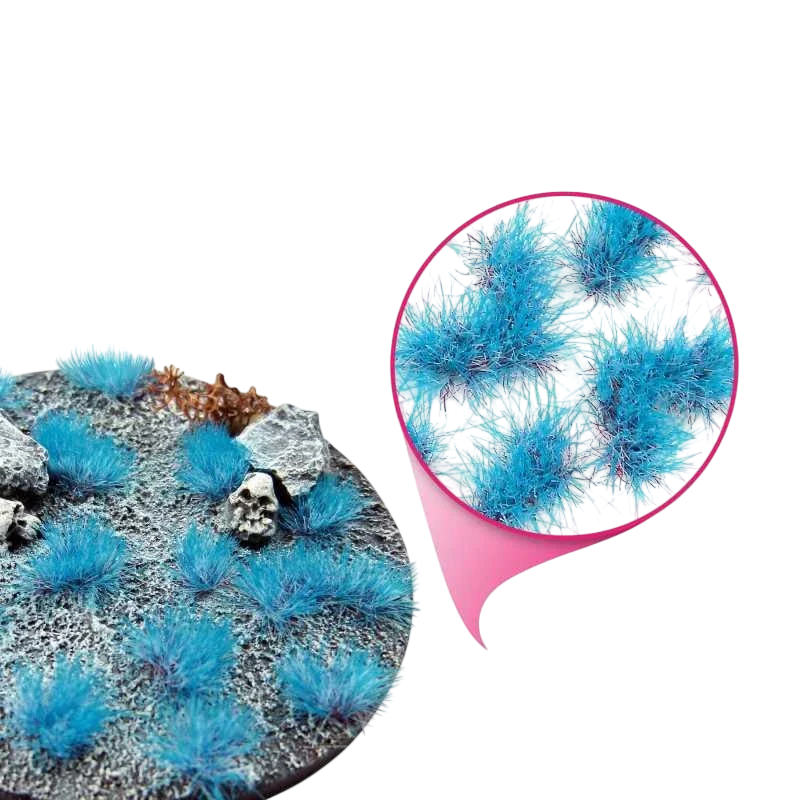 Green Stuff World Martian Fluorescent Modeling Tufts - Neon Stitch Blue 10685
