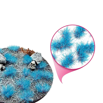 Green Stuff World Martian Fluorescent Modeling Tufts - Neon Stitch Blue 10685