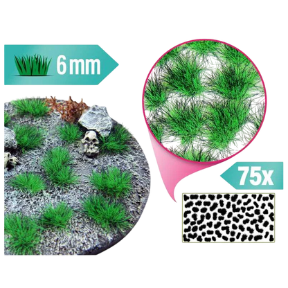 Green Stuff World Martian Fluorescent Tufts - FLUOR WILDFIRE Green - 10677
