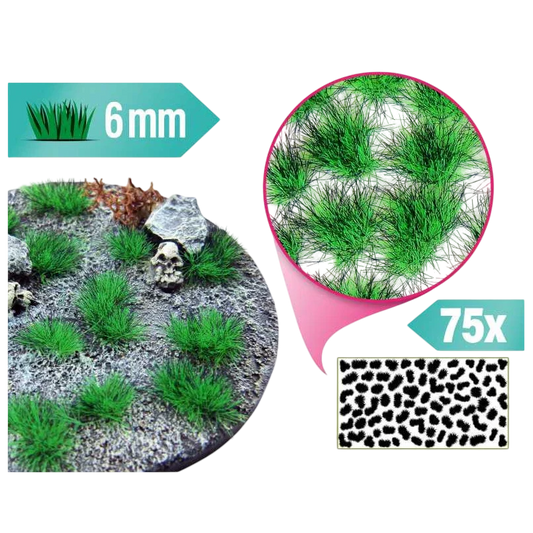 Green Stuff World Martian Fluorescent Tufts - FLUOR WILDFIRE Green - 10677