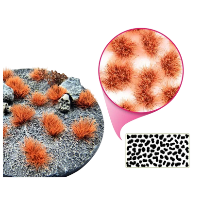 Green Stuff World Martian Fluorescent Tufts Neo-Titan Orange 10680