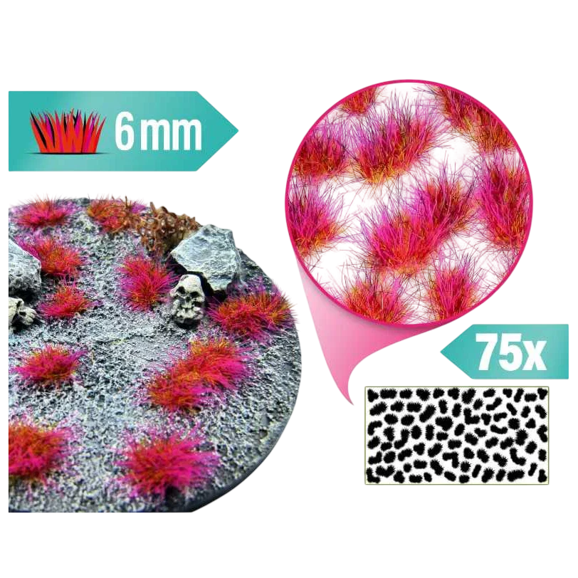 Green Stuff World Martian Fluorescent Tufts On Fire Purple 10679