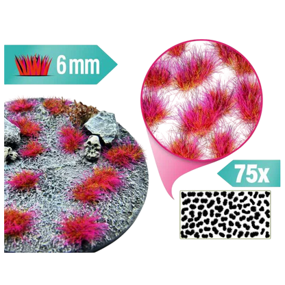 Green Stuff World Martian Fluorescent Tufts On Fire Purple 10679