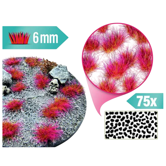 Green Stuff World Martian Fluorescent Tufts On Fire Purple 10679