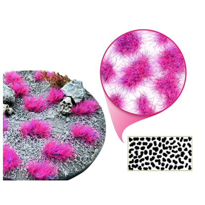 Green Stuff World Martian Tufts for Models and Miniatures – Andromeda Pink 6mm 10682