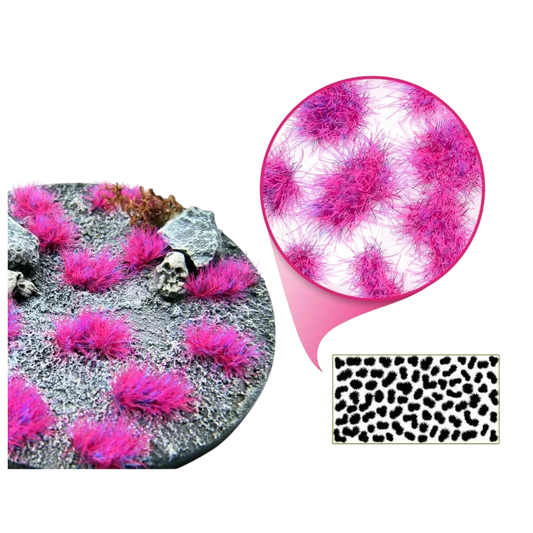 Green Stuff World Martian Tufts for Models and Miniatures – Andromeda Pink 6mm 10682