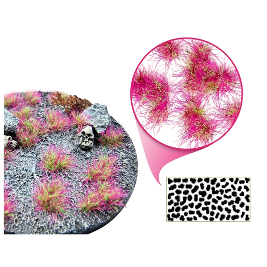 Green Stuff World Martian Tufts for Models and Miniatures – Punkpink Neon 6mm 10681