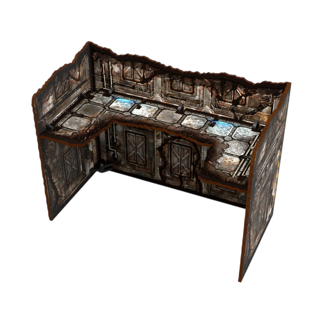 Green Stuff World Matched Play Pre-Painted Foldable U-shaped Ruin - Sci-fi - Wargaming