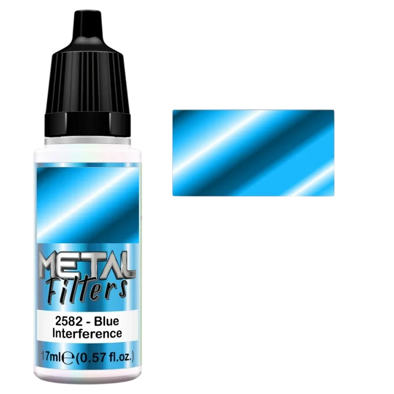 Green Stuff World Metal Filters for Models and Miniatures: Blue Interference 2582