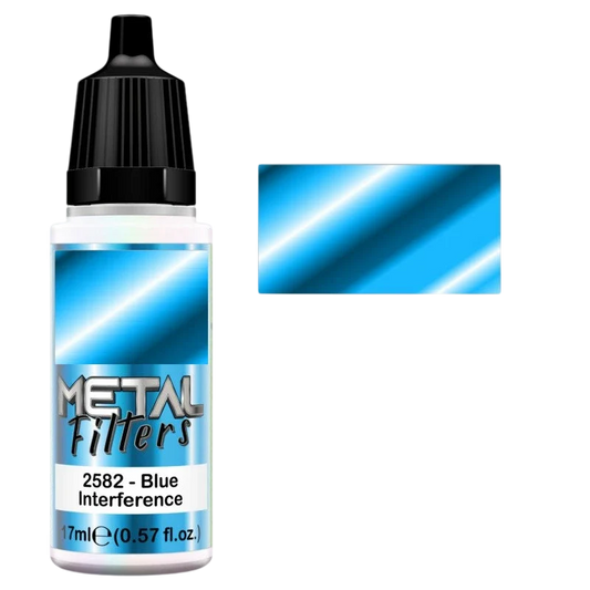 Green Stuff World Metal Filters for Models and Miniatures: Blue Interference 2582