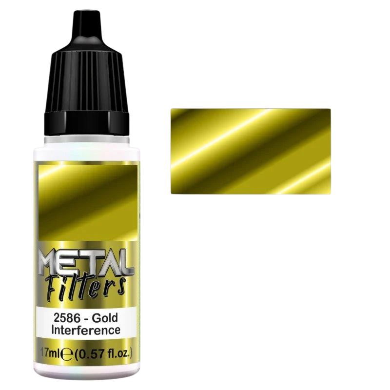 Green Stuff World Metal Filters for Models and Miniatures: Gold Interference 2586