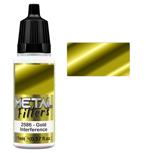 Green Stuff World Metal Filters for Models and Miniatures: Gold Interference 2586