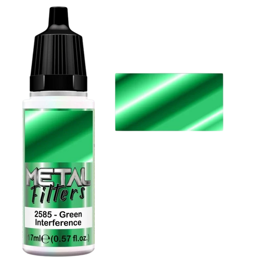 Green Stuff World Metal Filters for Models and Miniatures: Green Interference 2585