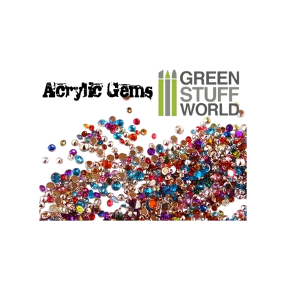 Green Stuff World Micro Acrylic Gems - 1mm to 2.5mm 1033
