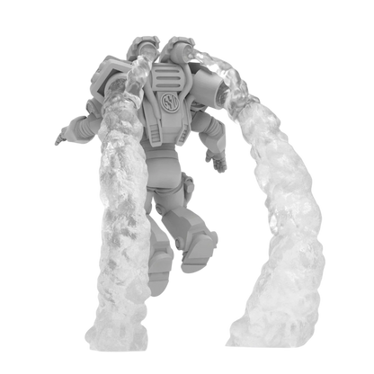 Green Stuff World Modular Clear Dual Smoke Trails for Jump Packs - Wargaming