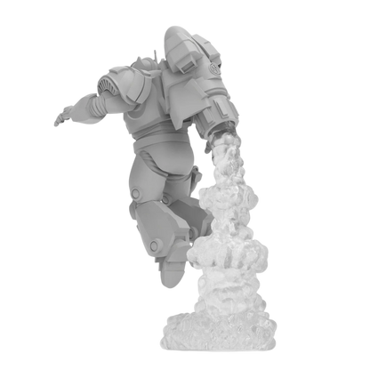 Green Stuff World Modular Clear Ring Smoke Trails for Jump Packs 1:48 - Wargaming