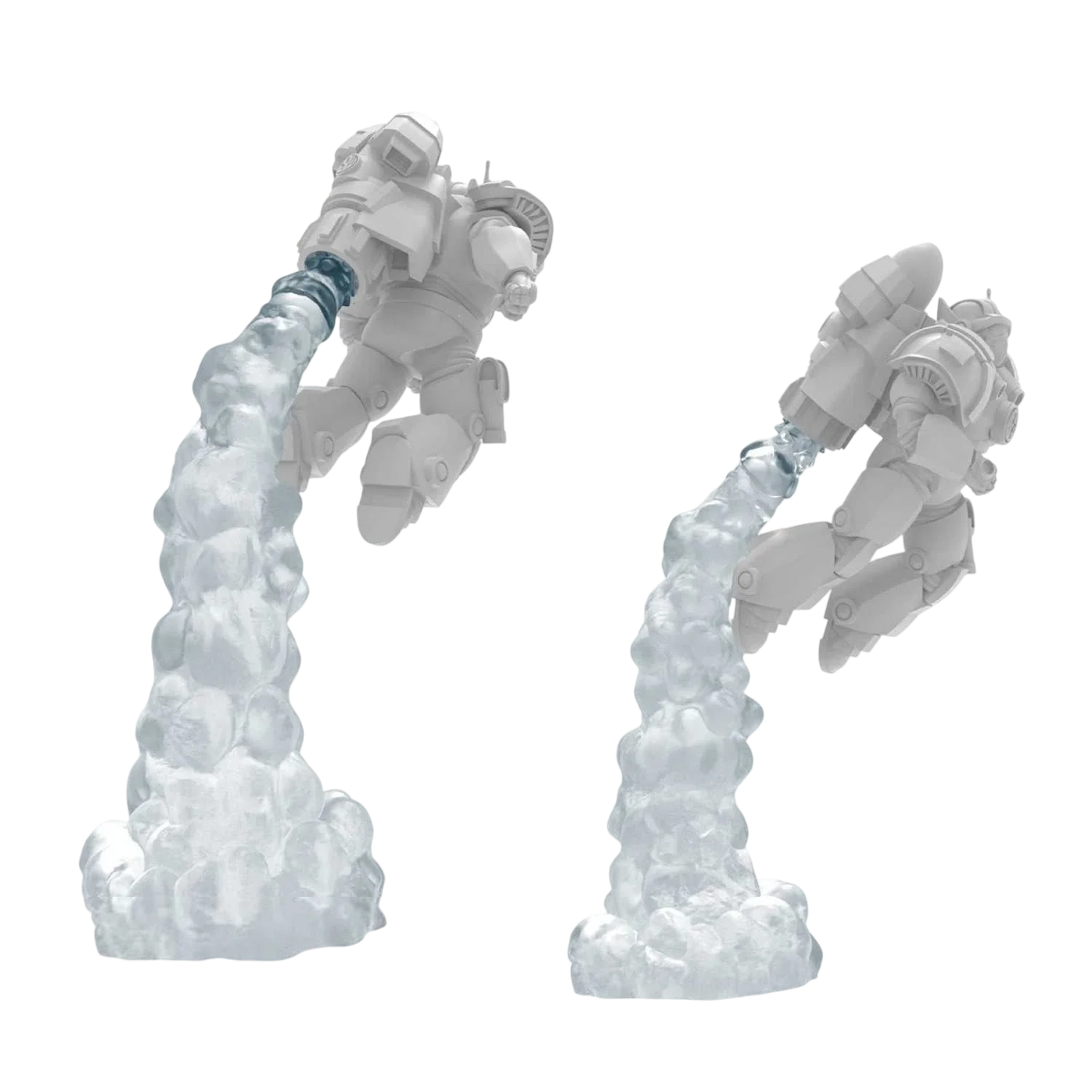 Green Stuff World Modular Clear Smoke Trails for Jump Packs - Wargaming