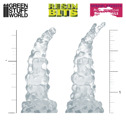 Green Stuff World Modular Clear Smoke Trails for Jump Packs - Wargaming