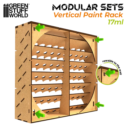 Green Stuff World Modular Paint Rack - VERTICAL 17ml