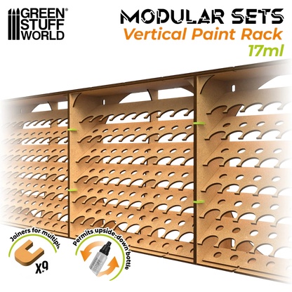 Green Stuff World Modular Paint Rack - VERTICAL 17ml