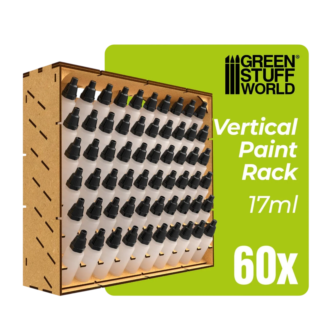 Green Stuff World Modular Paint Rack - VERTICAL 17ml