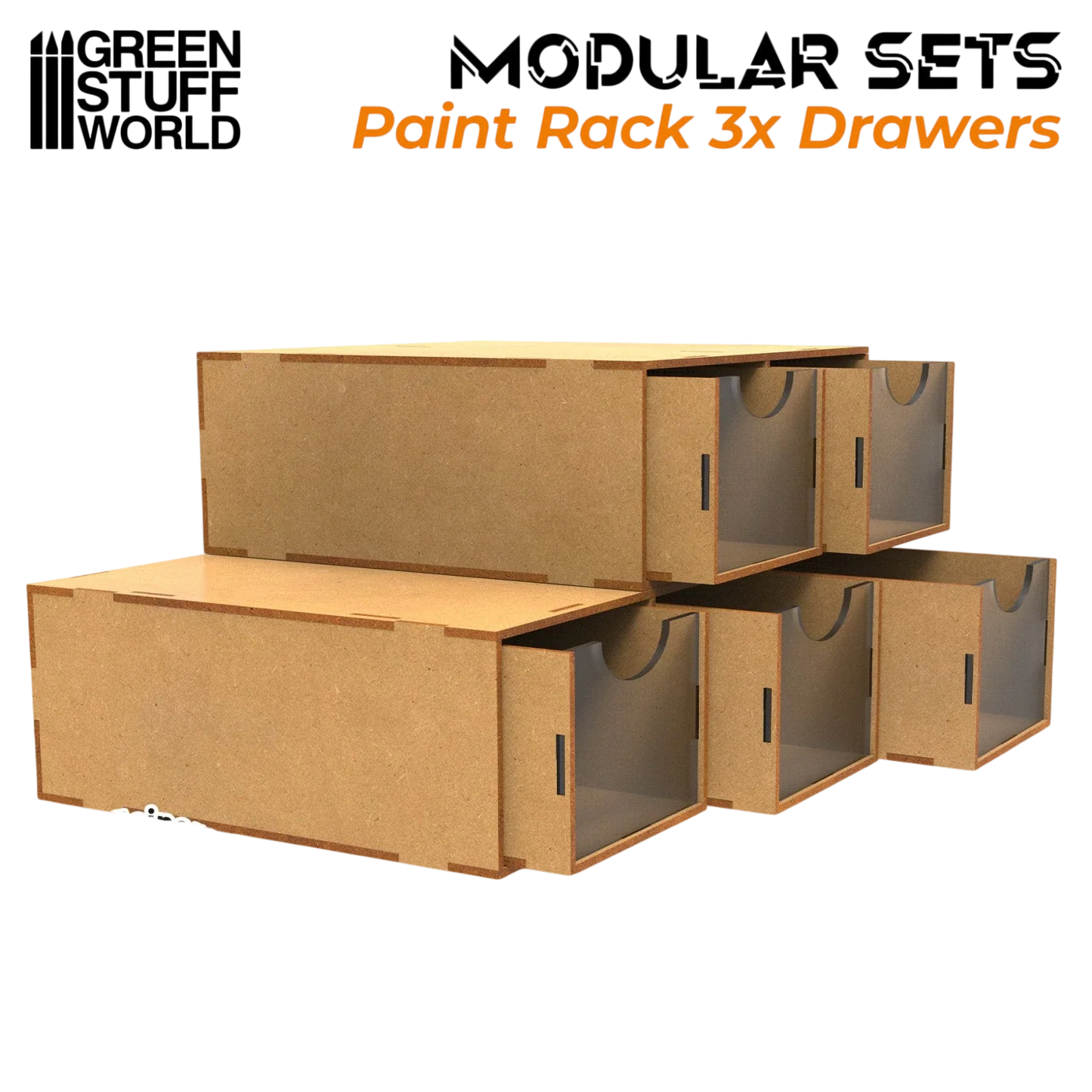 Green Stuff World Modular Set 3x Drawers